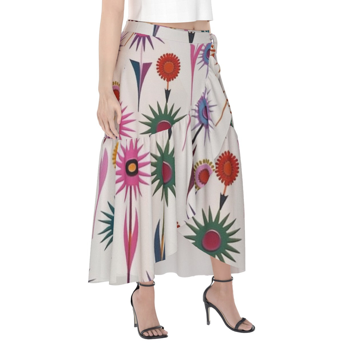 All-Over Print Women's Wrap Skirt