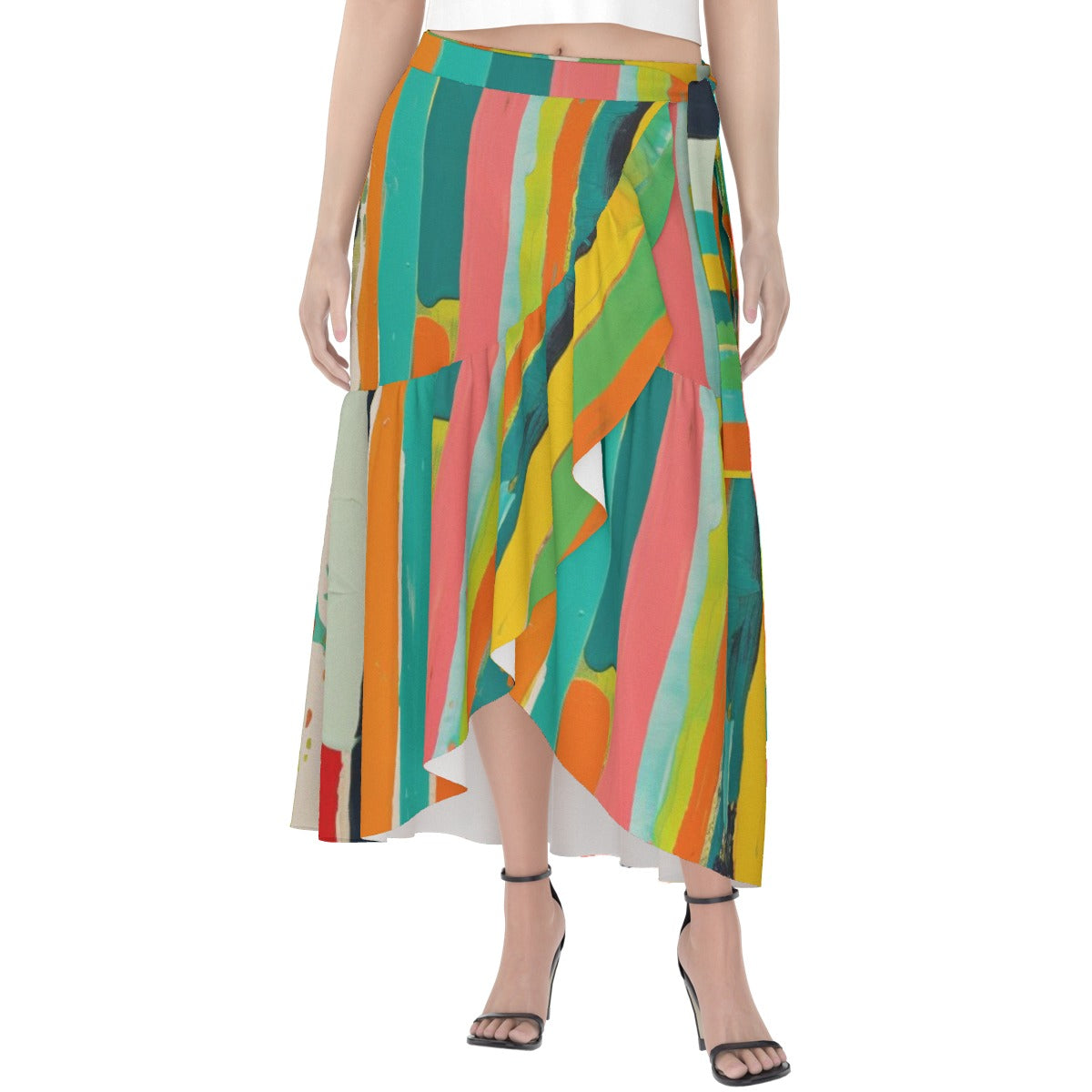 All-Over Print Women's Wrap Skirt