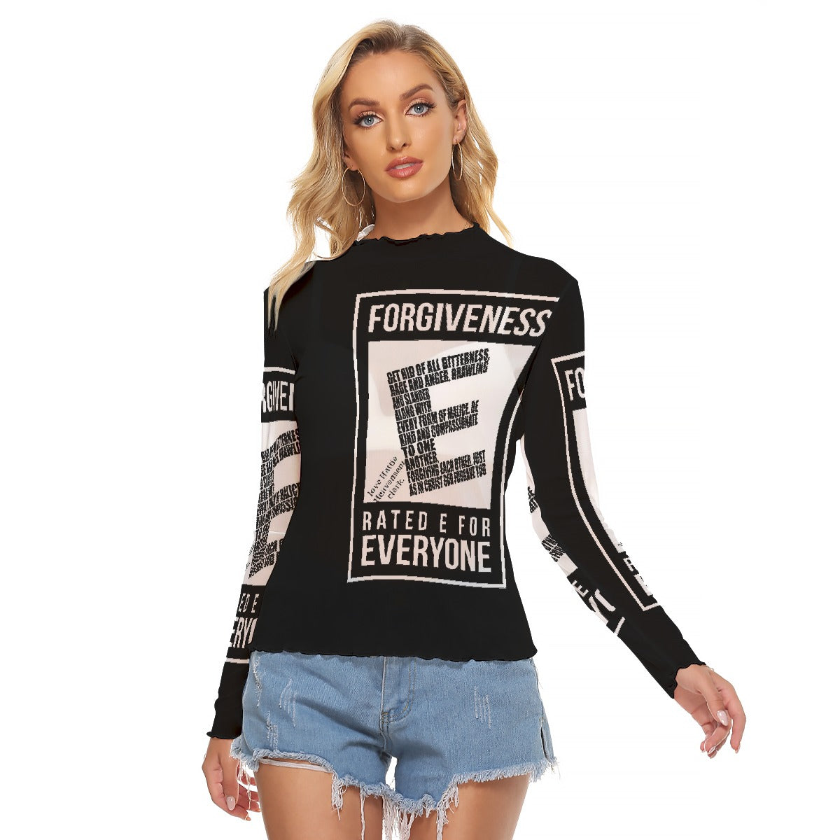 All-Over Print Women's Mesh T-shirt