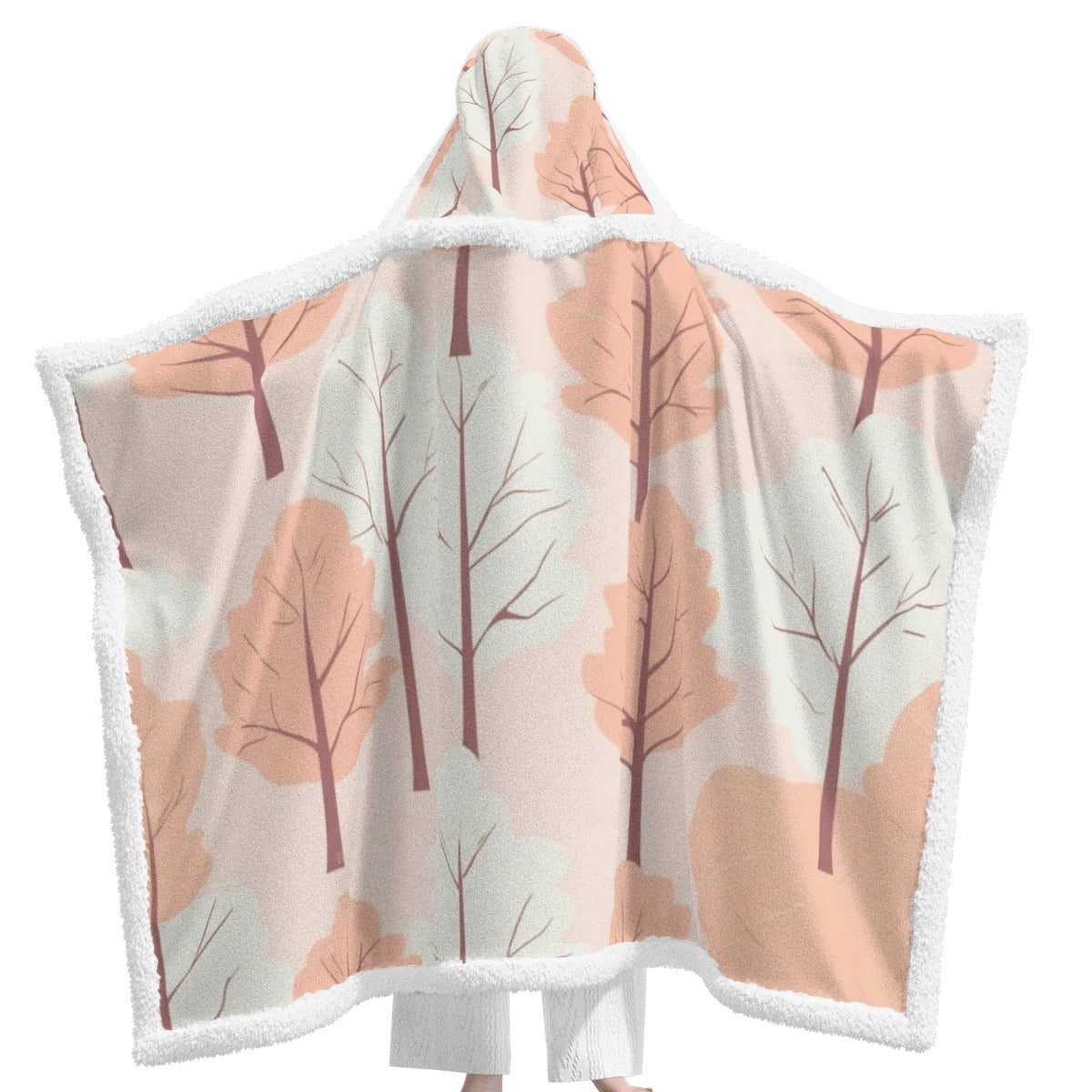 All-Over Print Unisex Wearable Hooded Blanket