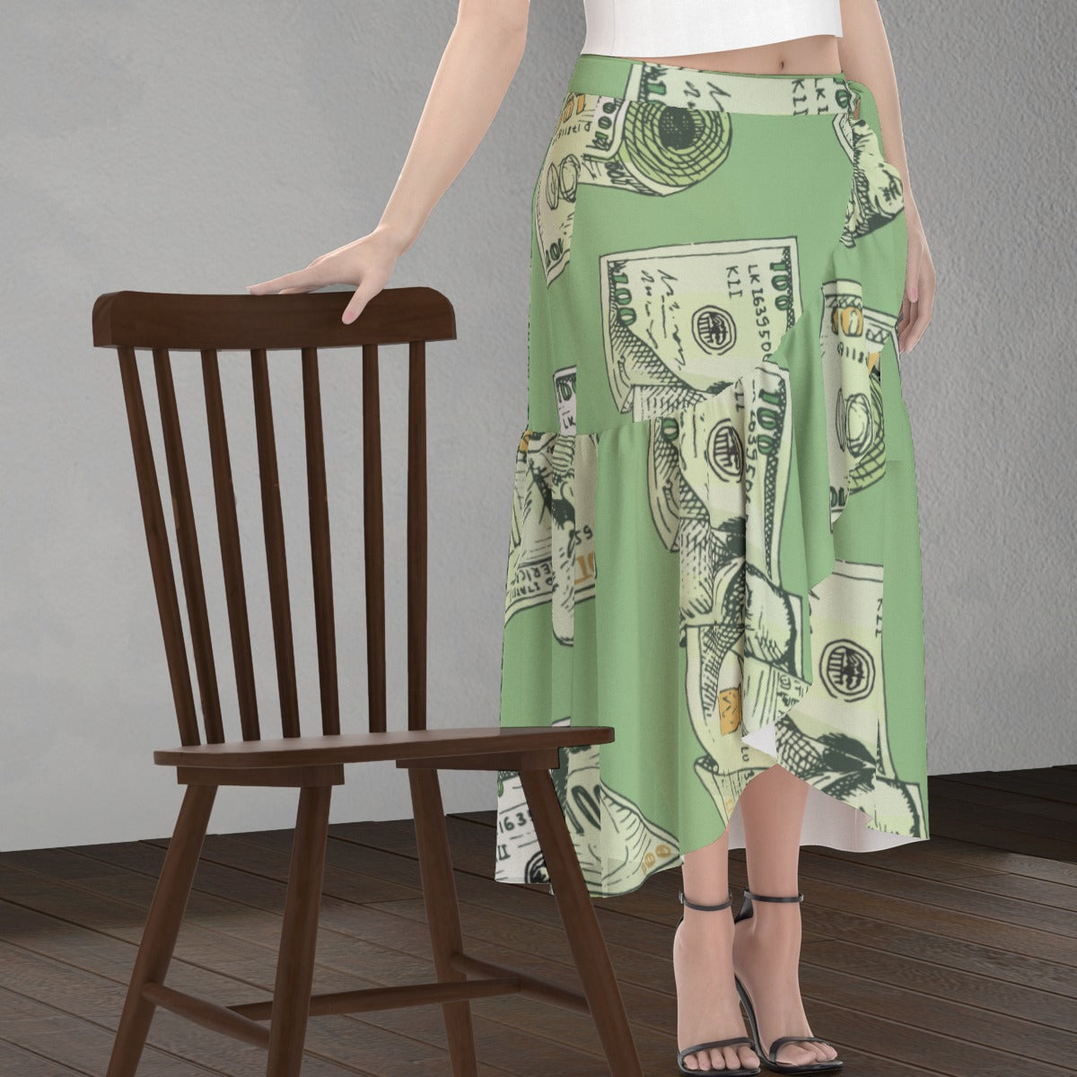 All-Over Print Women's Wrap Skirt