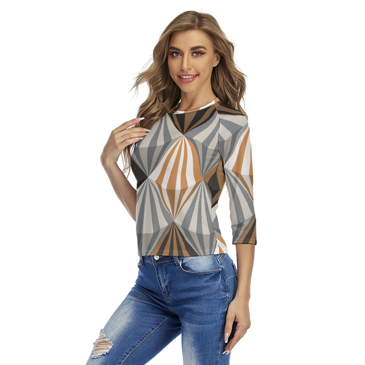 All-Over Print Women's Raglan Sleeves T-shirts