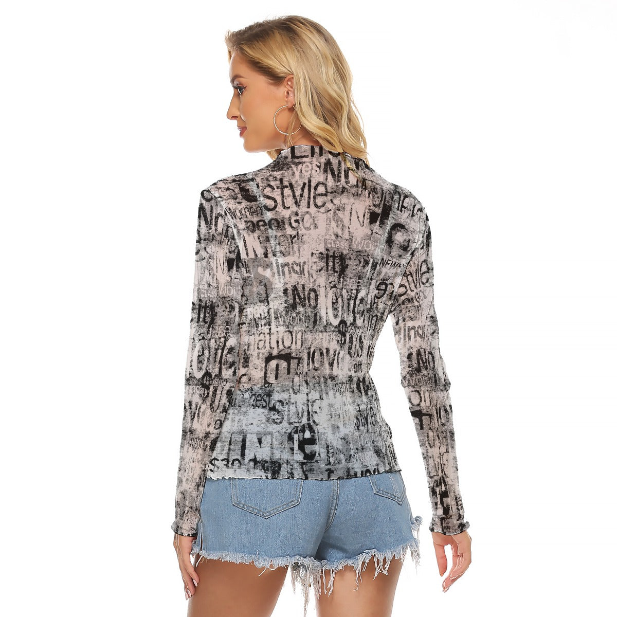 All-Over Print Women's Mesh T-shirt