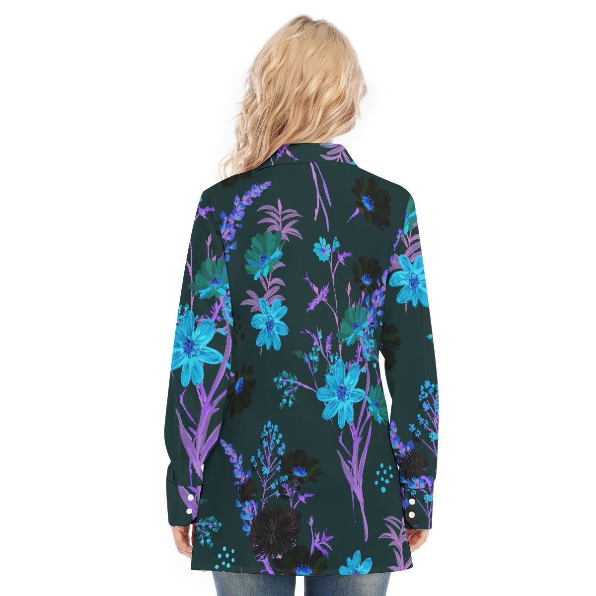 All-Over Print Women's Long Shirt