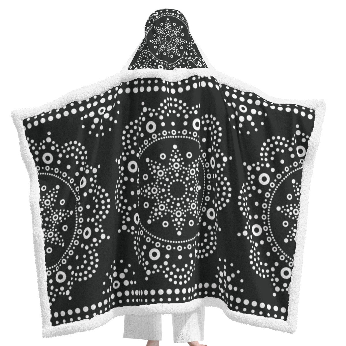 All-Over Print Unisex Wearable Hooded Blanket