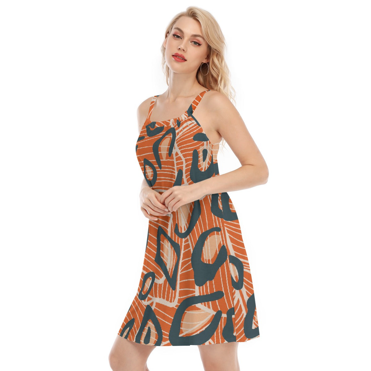 All-Over Print Women's Sleeveless Cami Dress