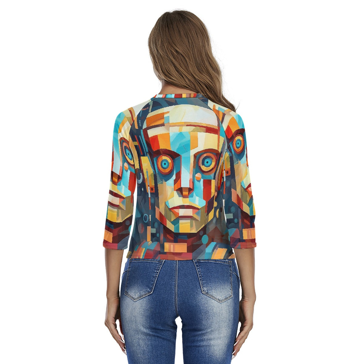 All-Over Print Women's Raglan Sleeves T-shirts