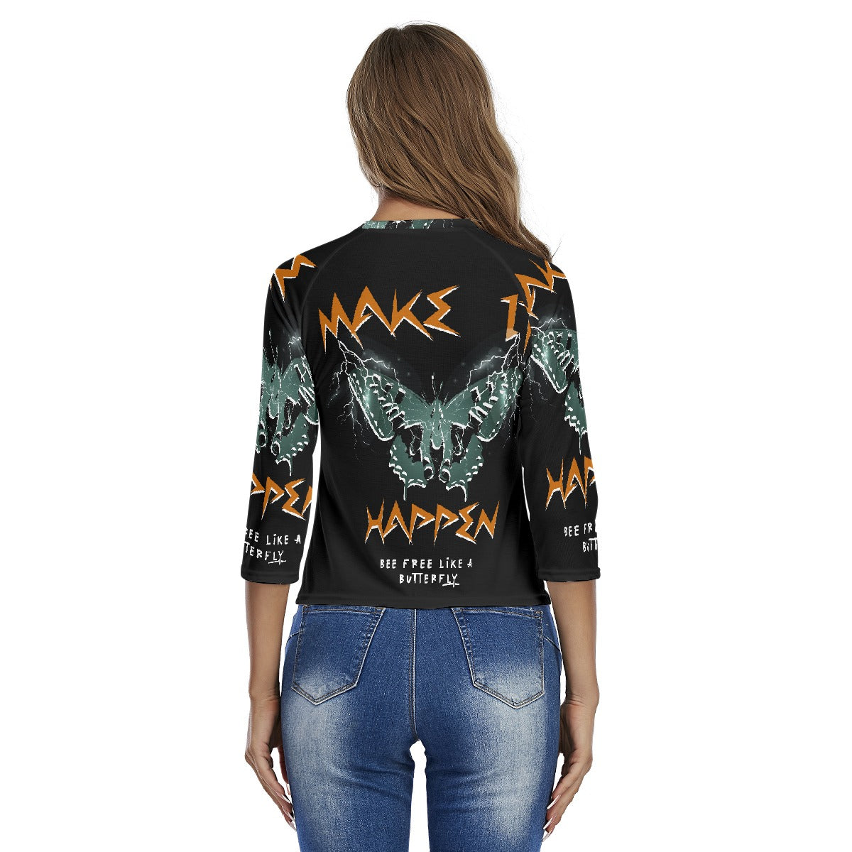 All-Over Print Women's Raglan Sleeves T-shirts