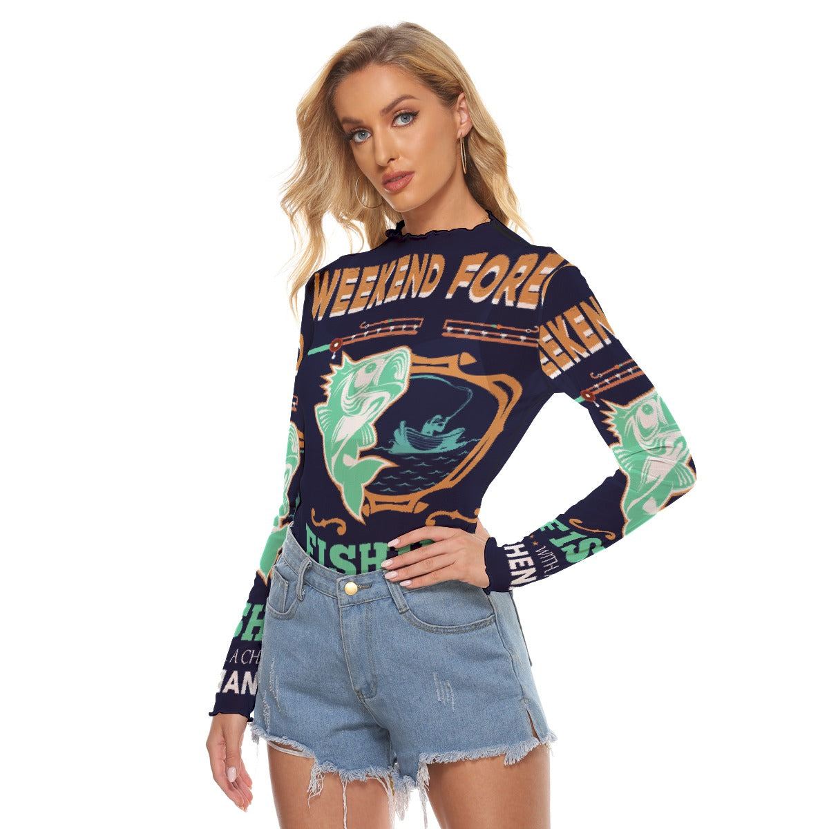 All-Over Print Women's Mesh T-shirt