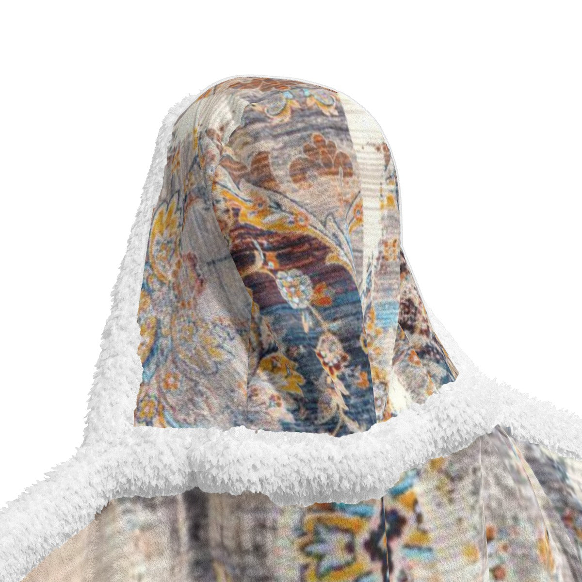 All-Over Print Unisex Wearable Hooded Blanket