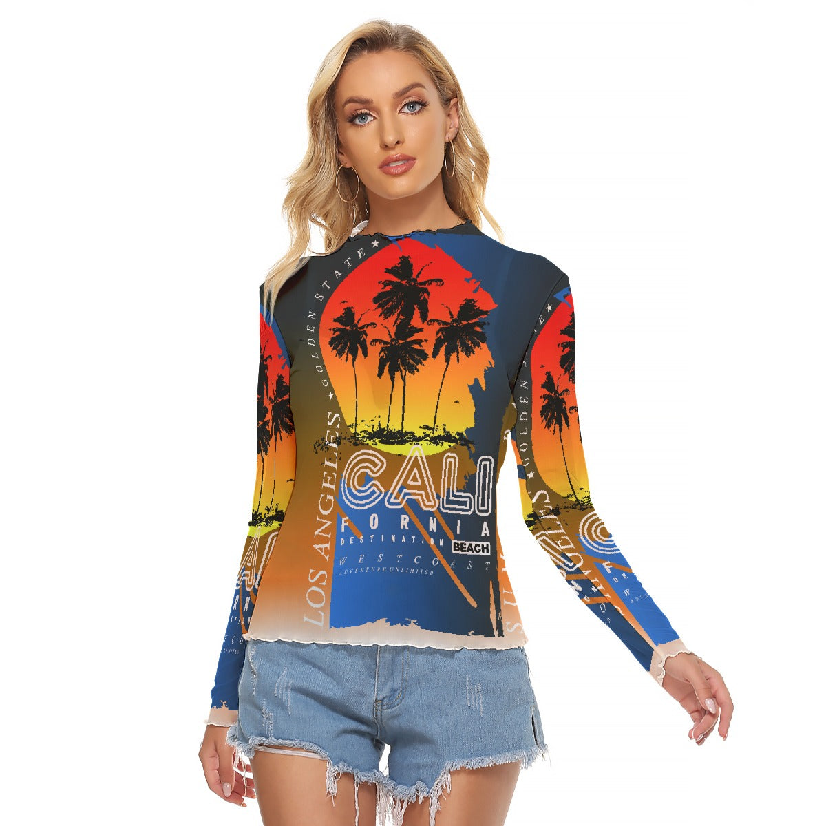 All-Over Print Women's Mesh T-shirt