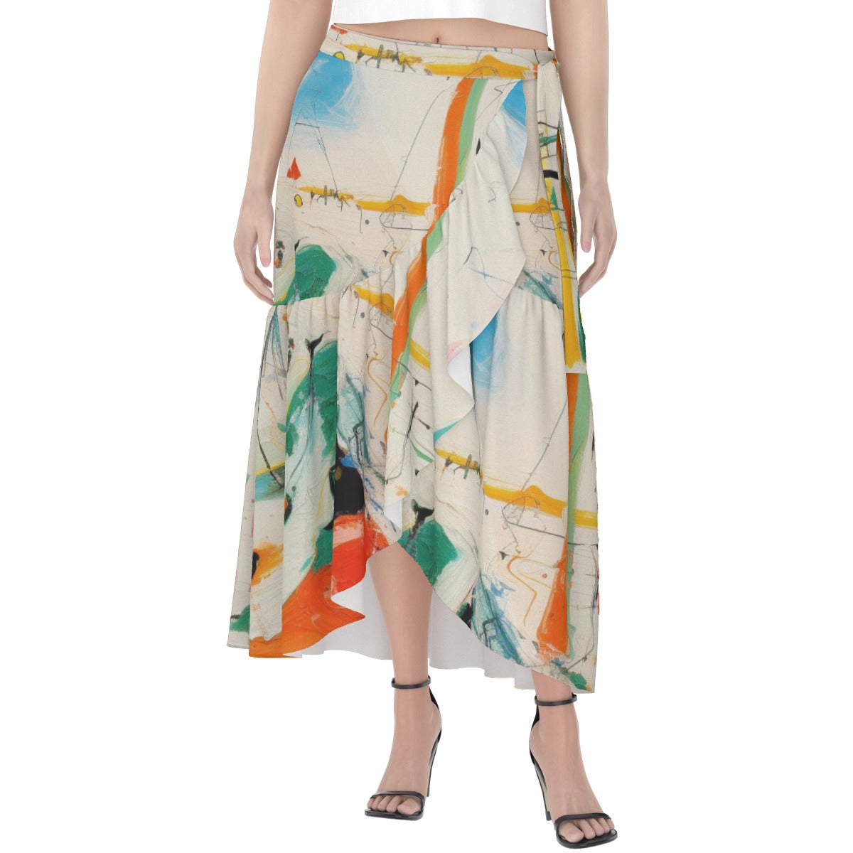 All-Over Print Women's Wrap Skirt