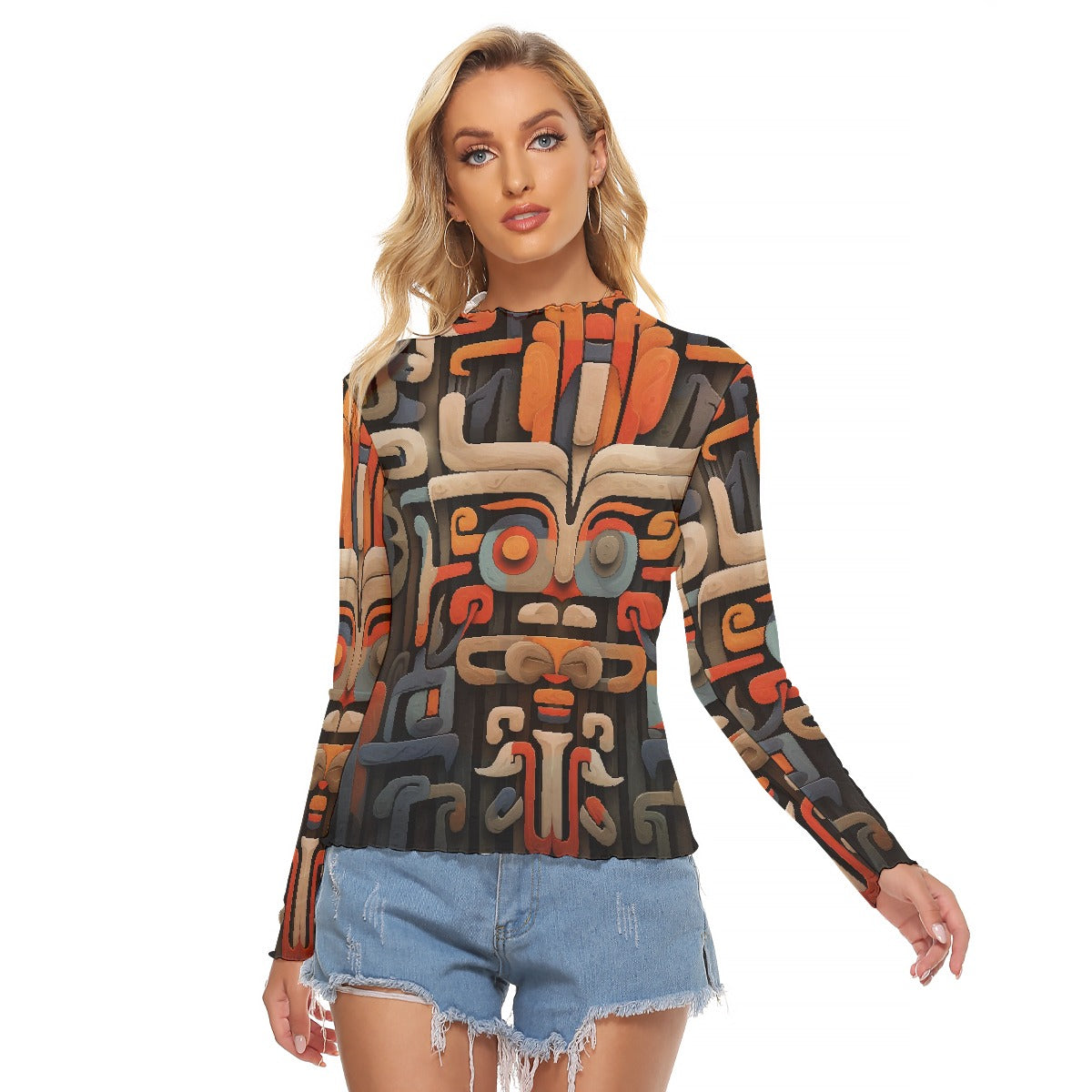 All-Over Print Women's Mesh T-shirt