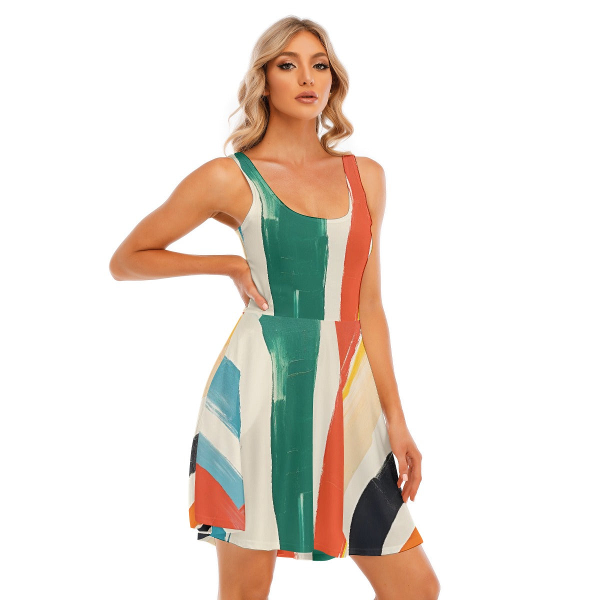 All-Over Print Women's Tank Vest Dress