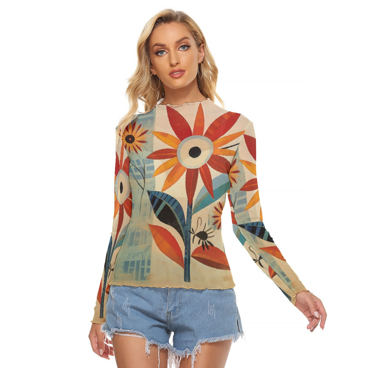 All-Over Print Women's Mesh T-shirt