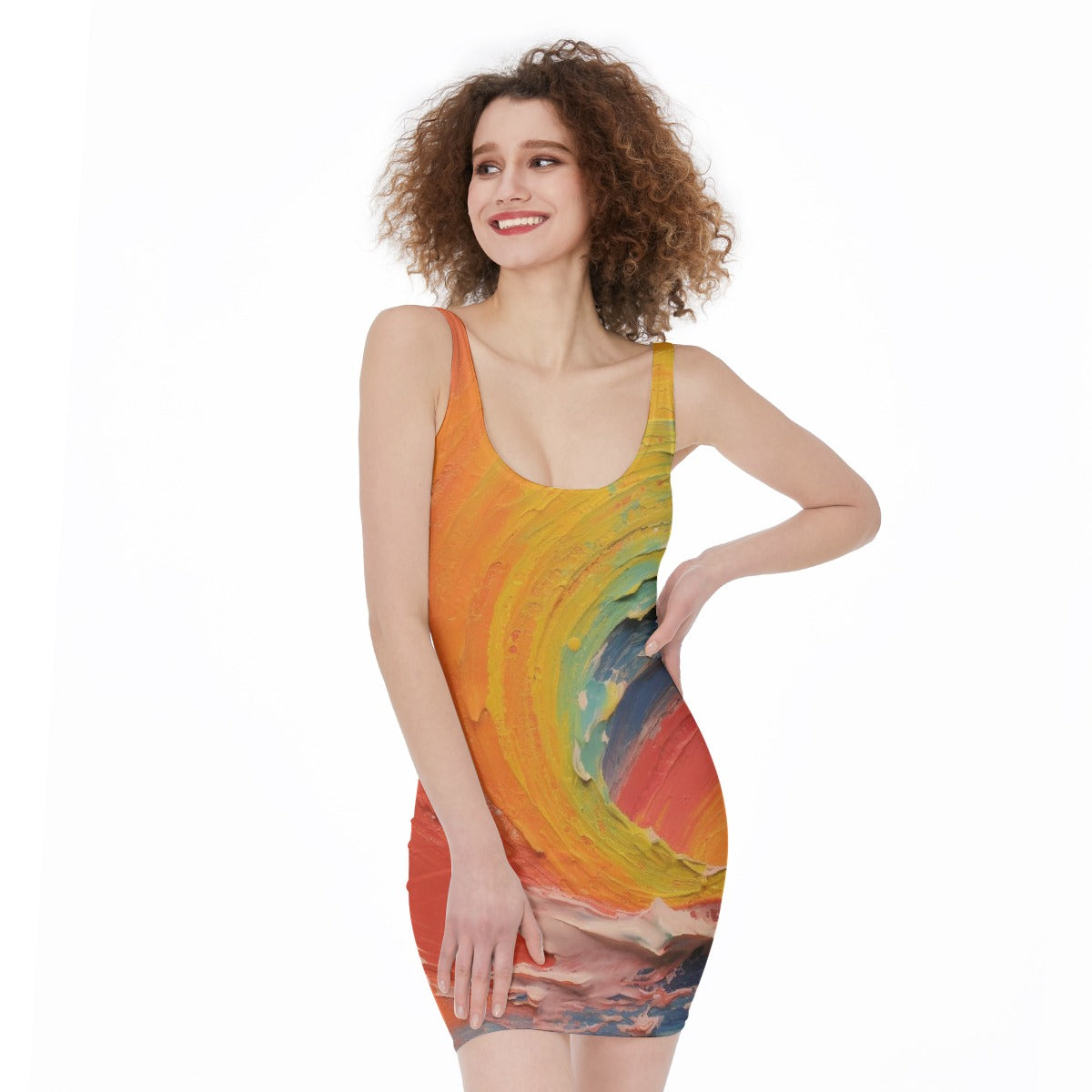 All-Over Print Women's Bodycon Dress