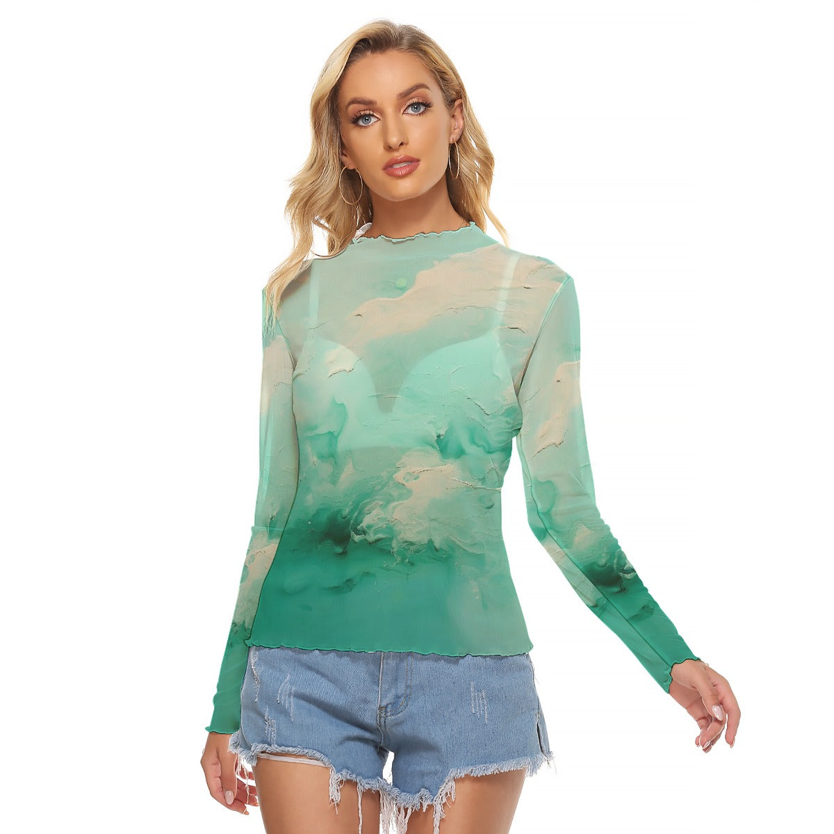 All-Over Print Women's Mesh T-shirt