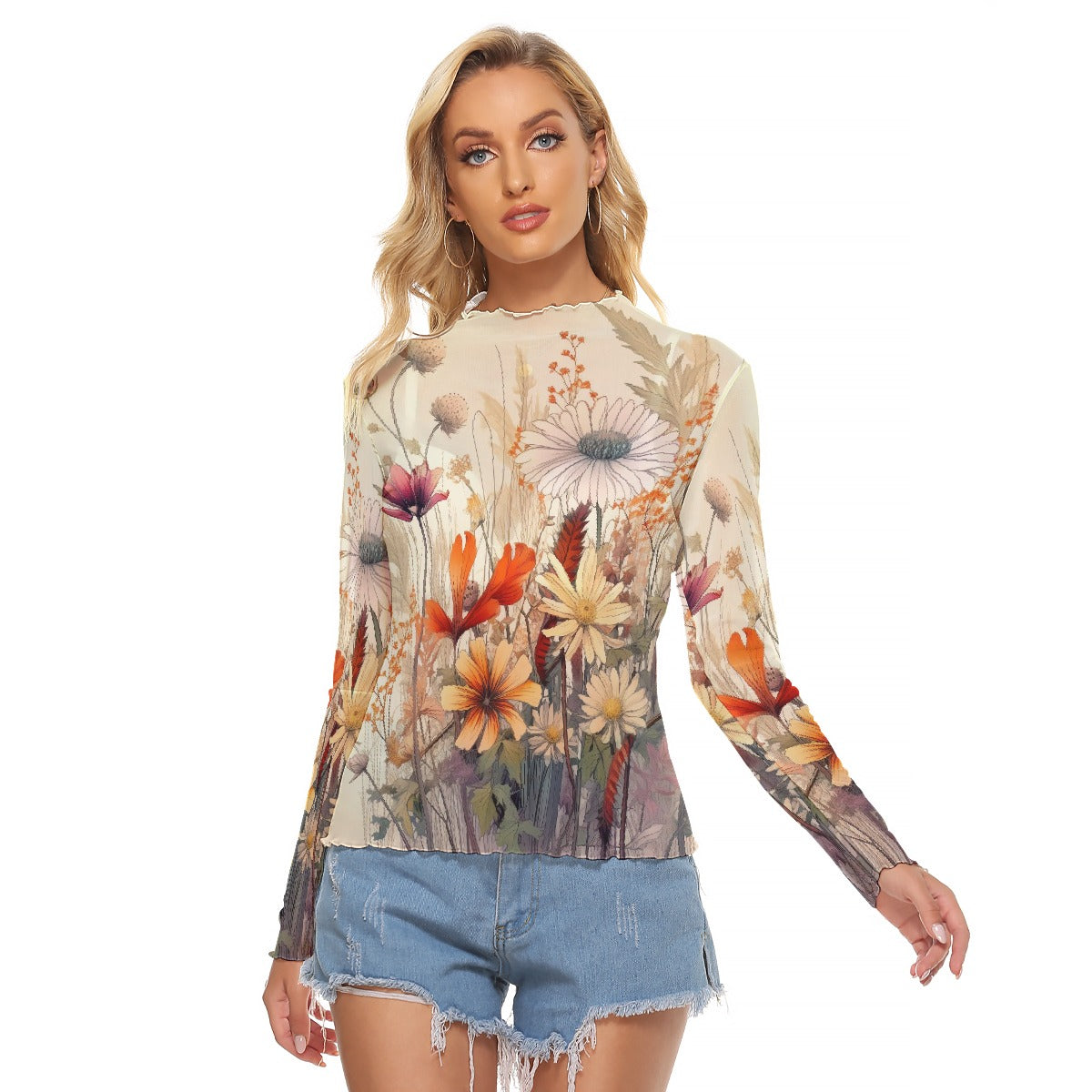 All-Over Print Women's Mesh T-shirt