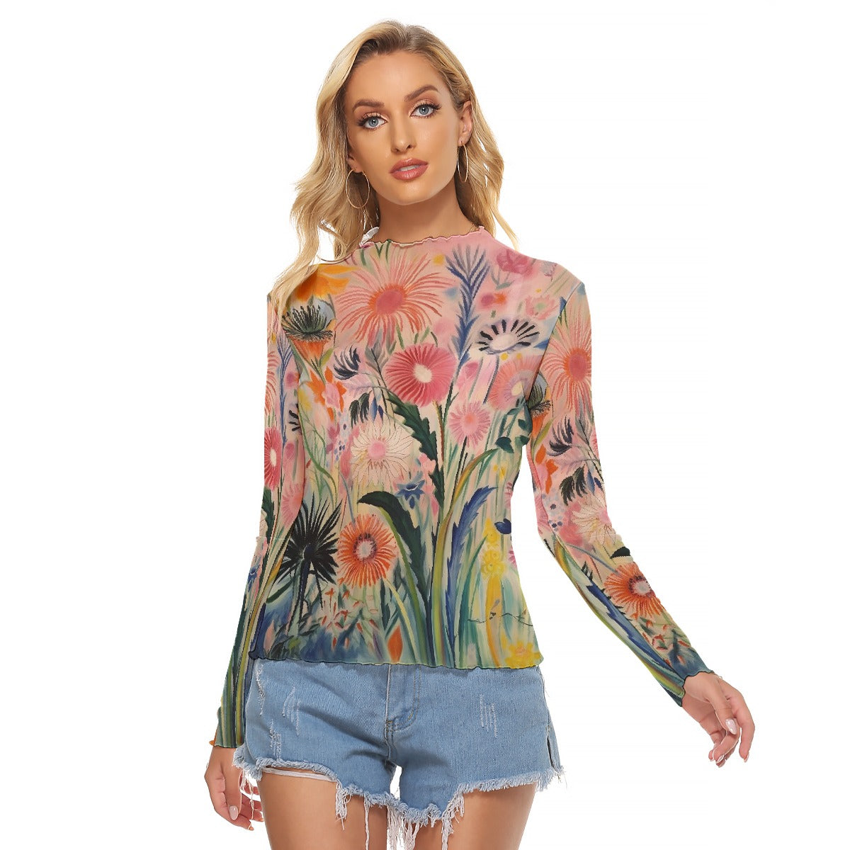 All-Over Print Women's Mesh T-shirt