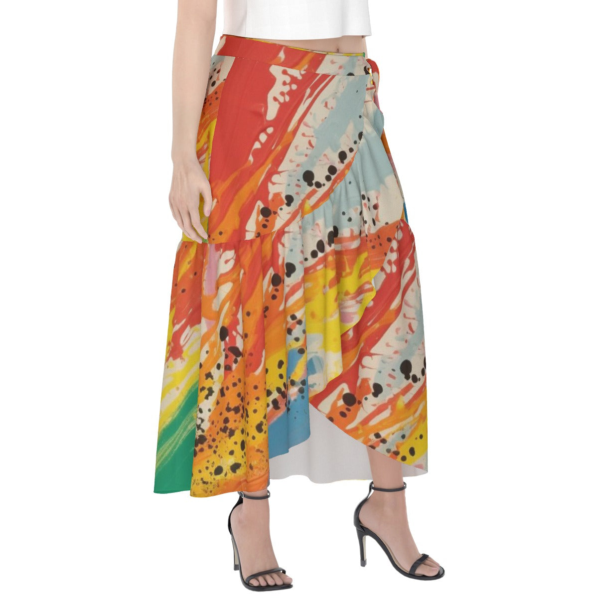 All-Over Print Women's Wrap Skirt