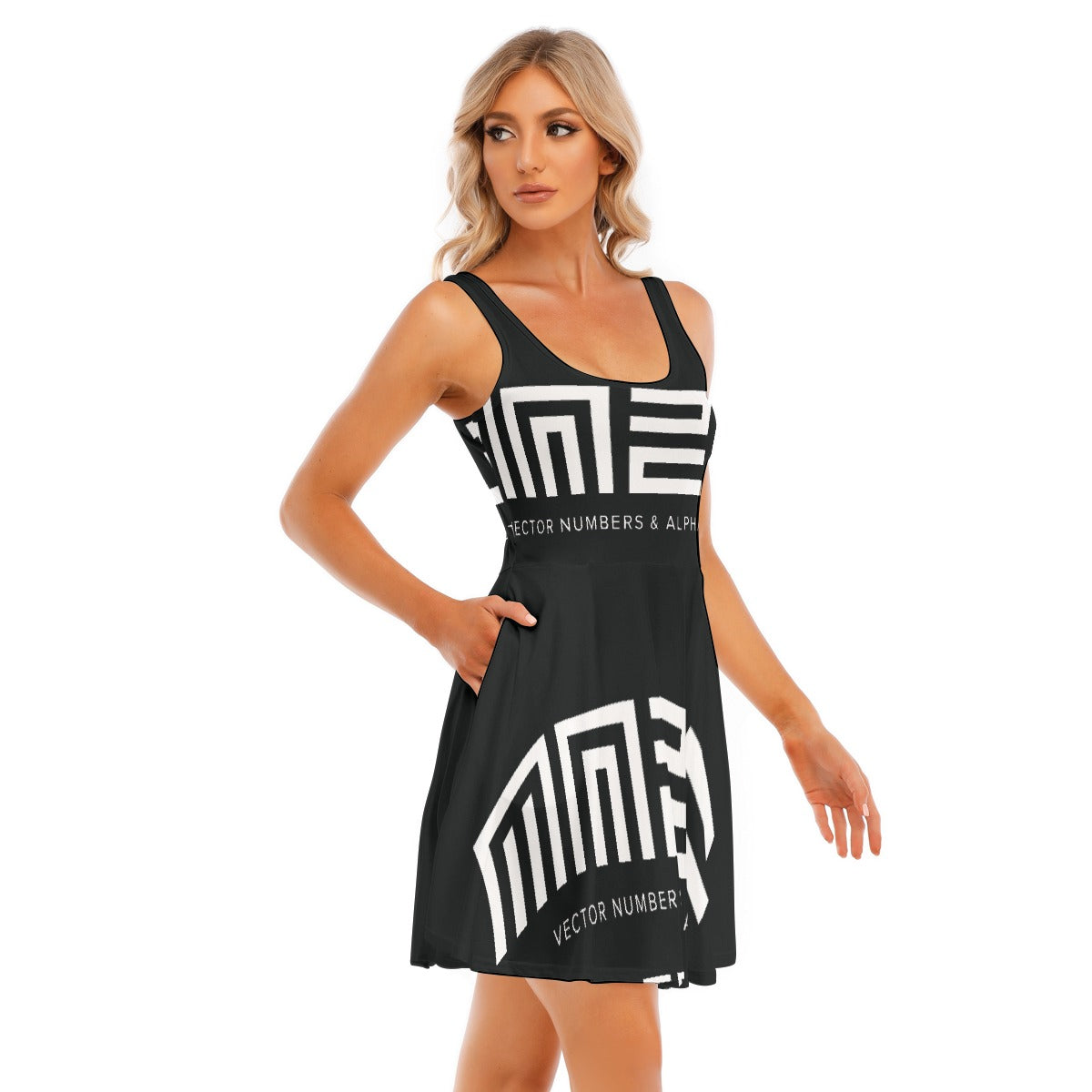 All-Over Print Women's Tank Vest Dress