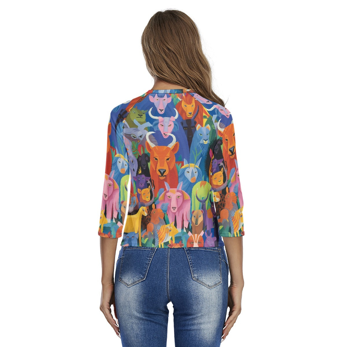 All-Over Print Women's Raglan Sleeves T-shirts