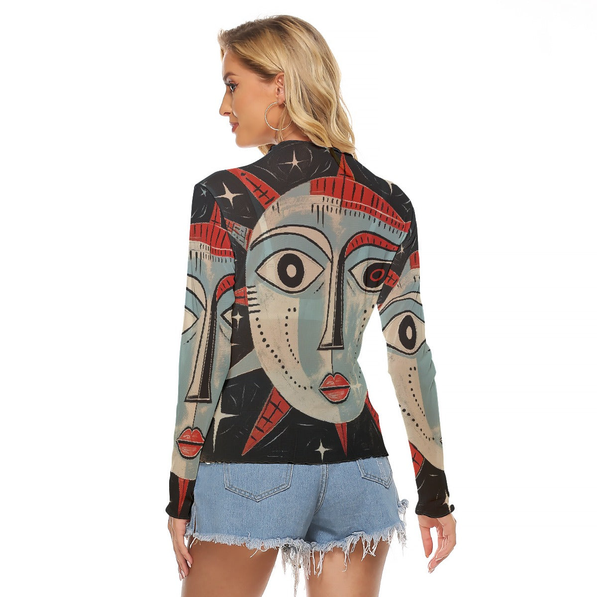 All-Over Print Women's Mesh T-shirt