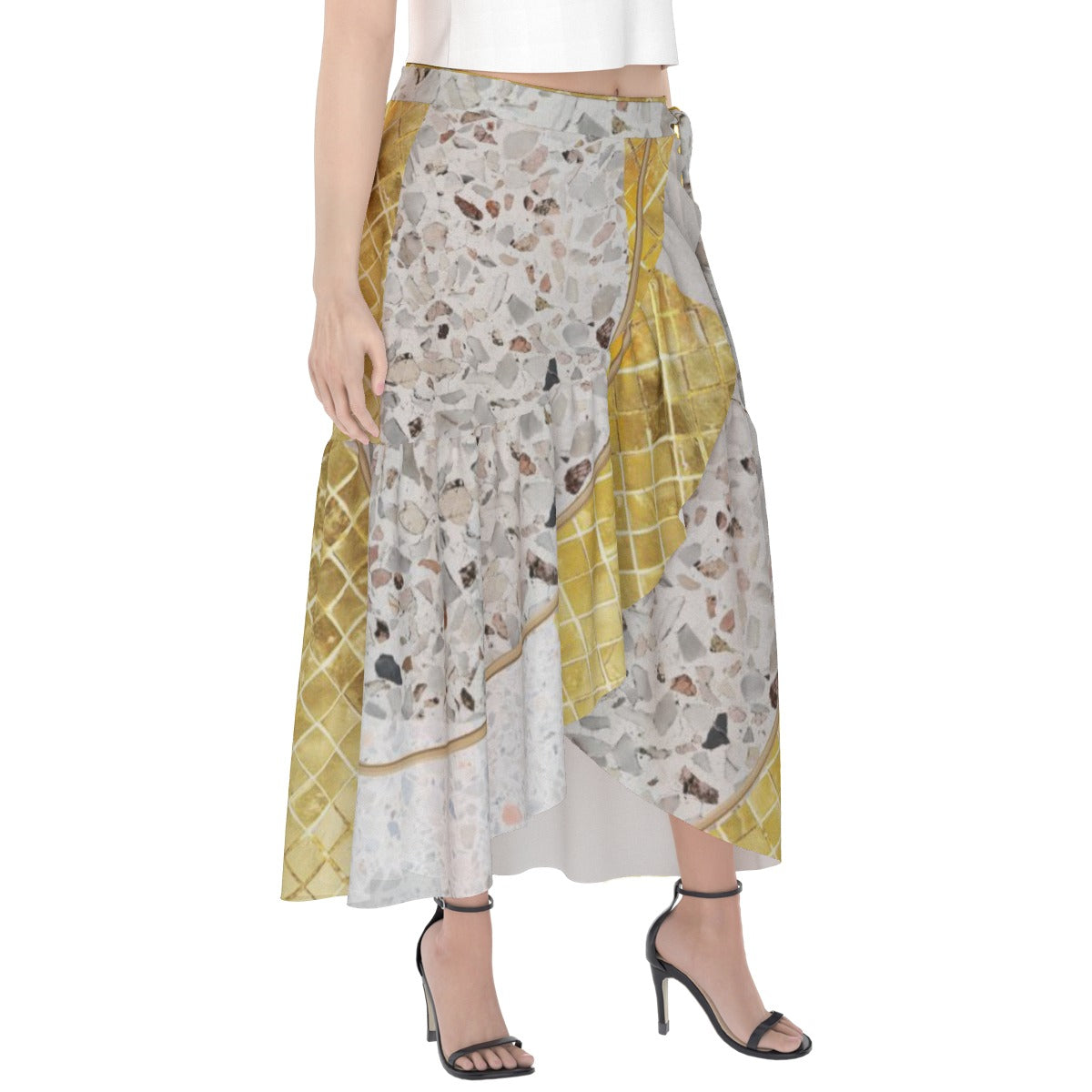 All-Over Print Women's Wrap Skirt