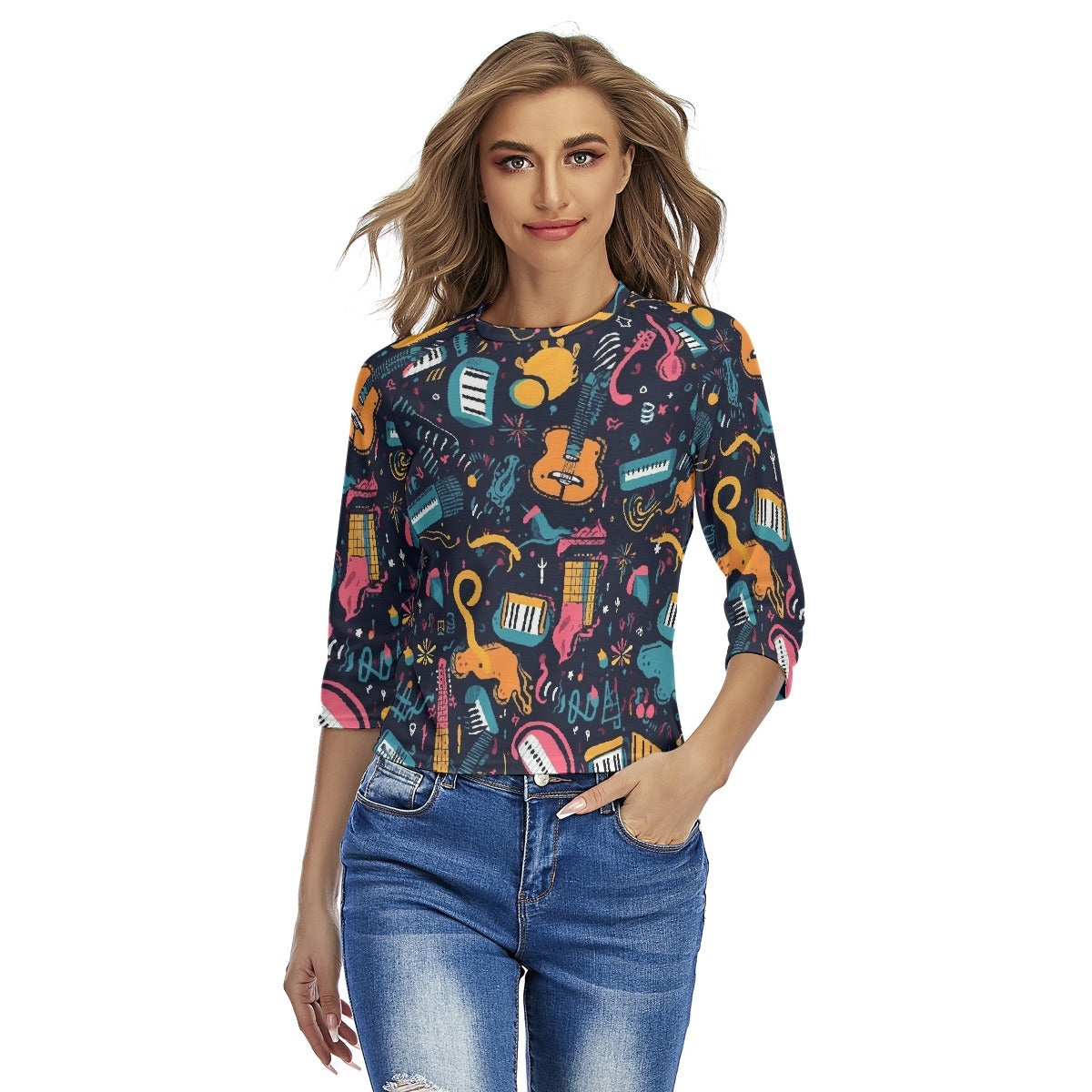 All-Over Print Women's Raglan Sleeves T-shirts