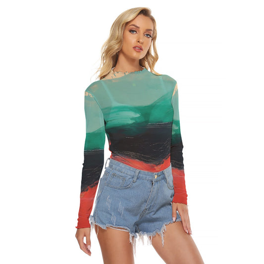 All-Over Print Women's Mesh T-shirt