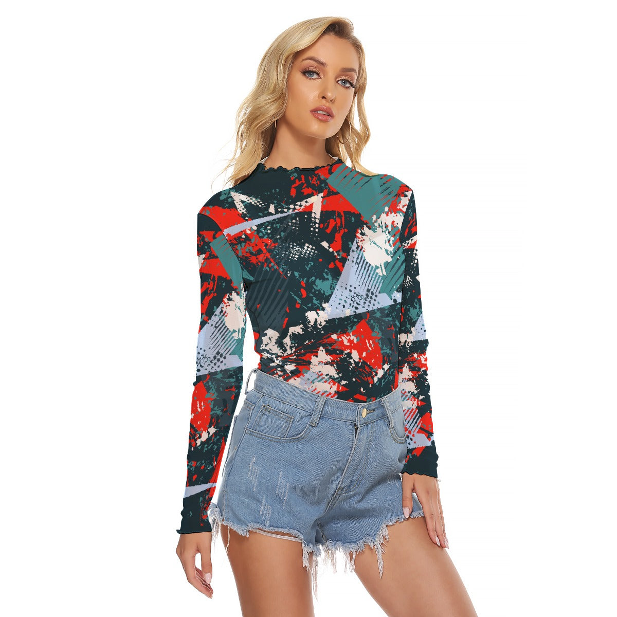 All-Over Print Women's Mesh T-shirt