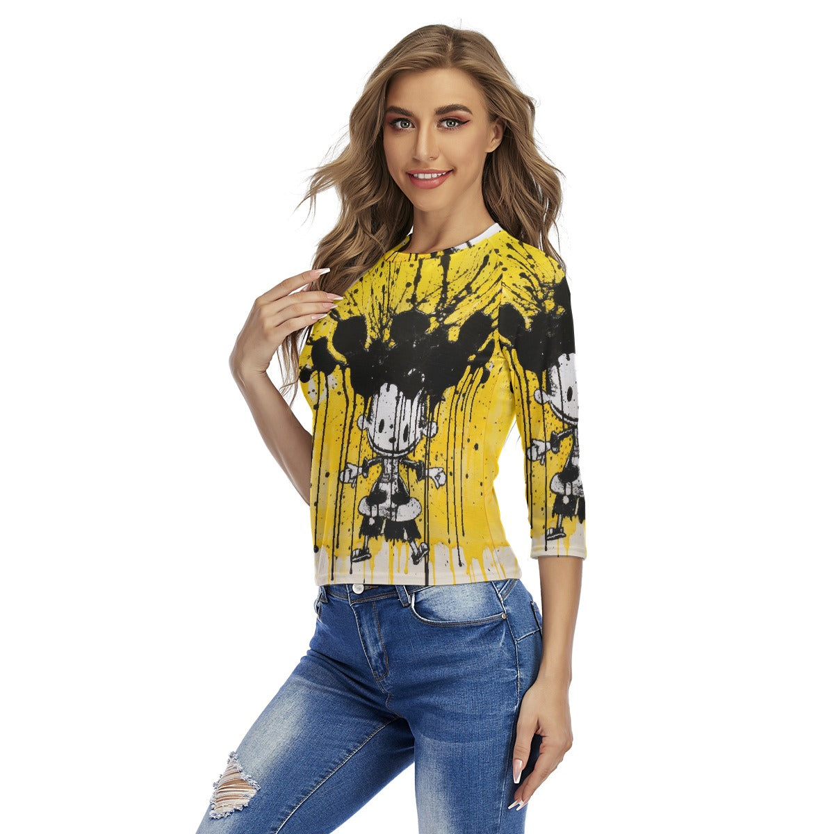 All-Over Print Women's Raglan Sleeves T-shirts