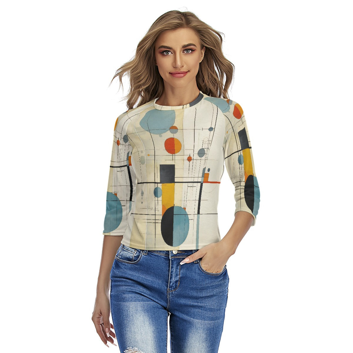 All-Over Print Women's Raglan Sleeves T-shirts