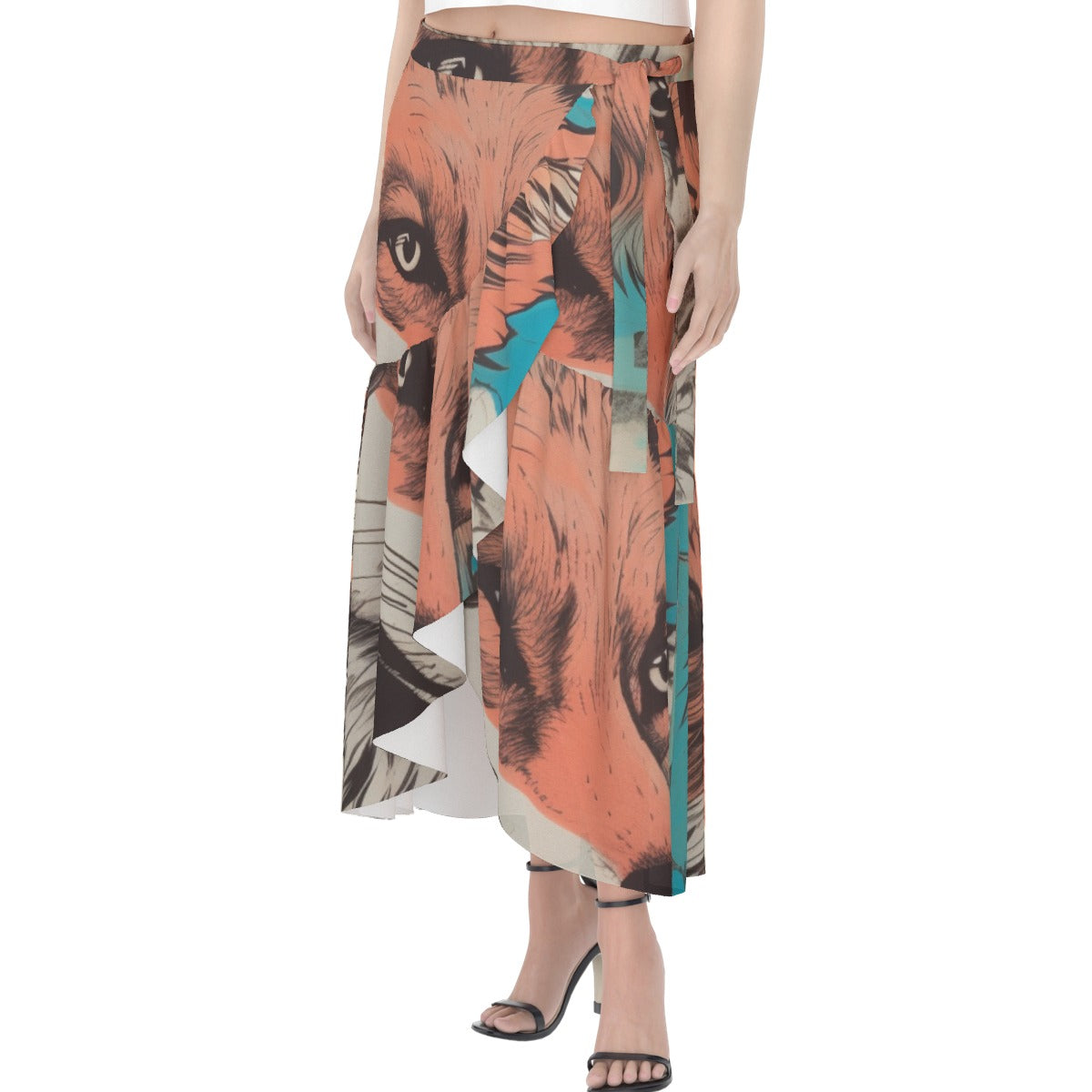 All-Over Print Women's Wrap Skirt