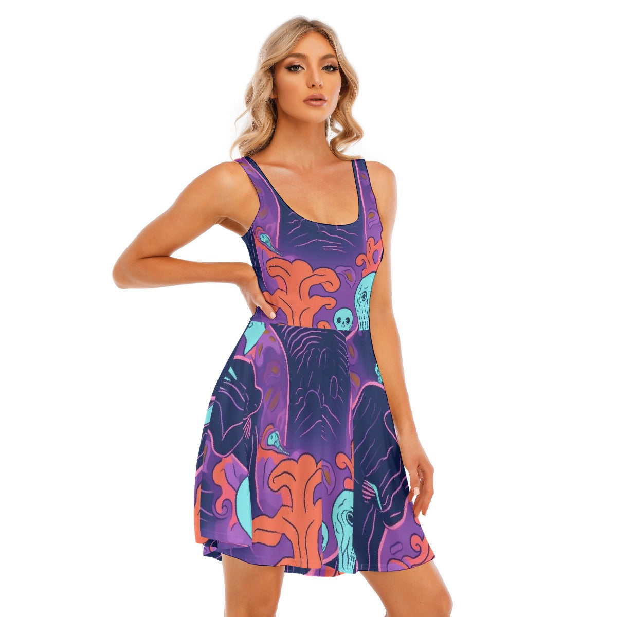 All-Over Print Women's Tank Vest Dress