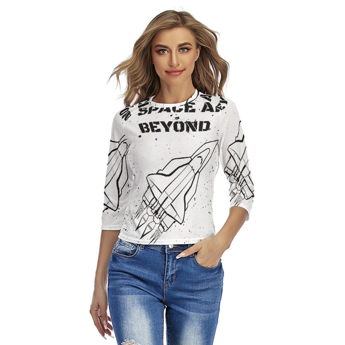 All-Over Print Women's Raglan Sleeves T-shirts