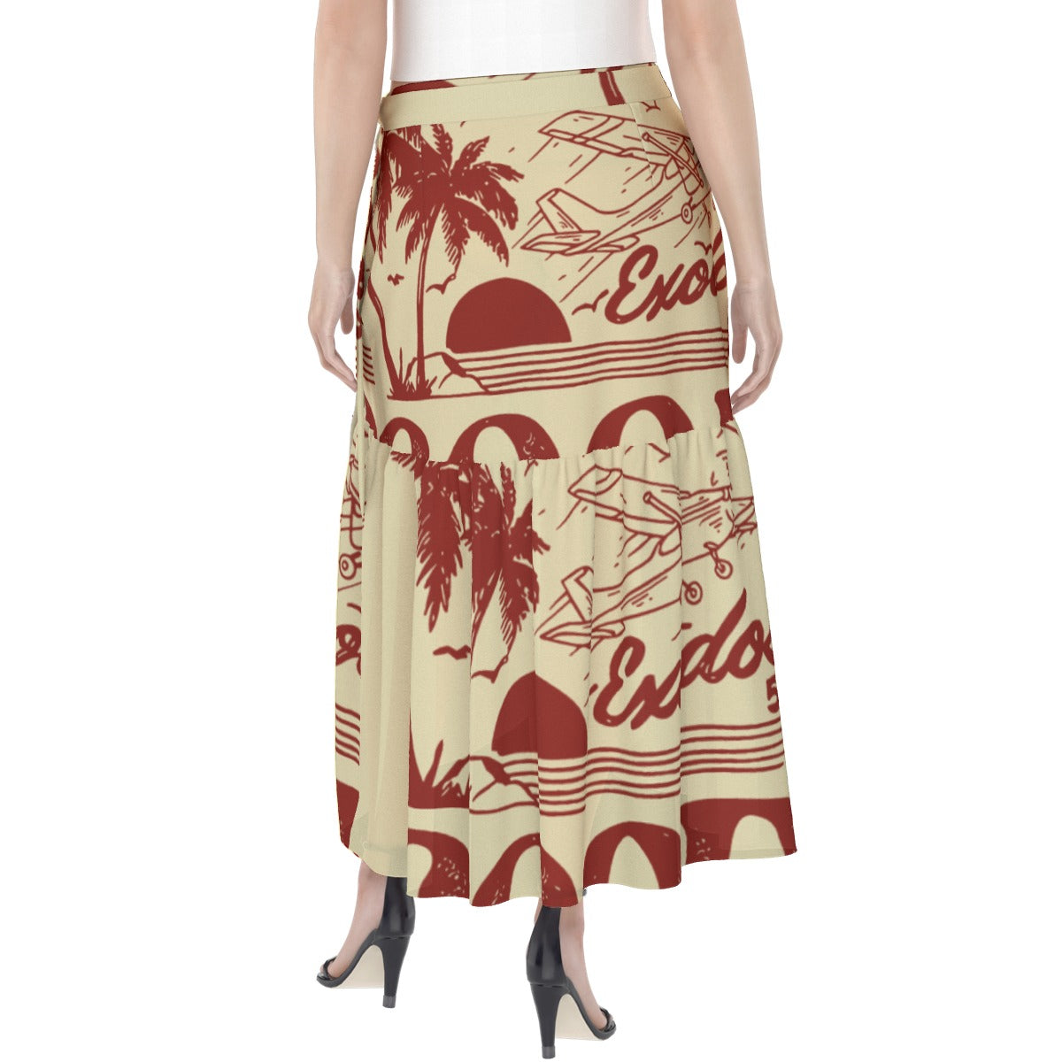 All-Over Print Women's Wrap Skirt