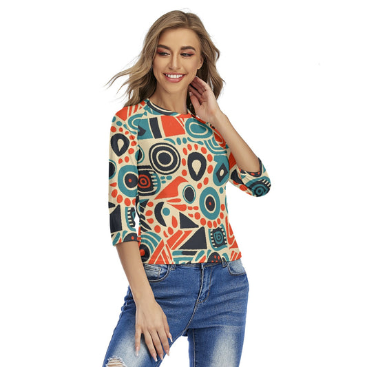 All-Over Print Women's Raglan Sleeves T-shirts