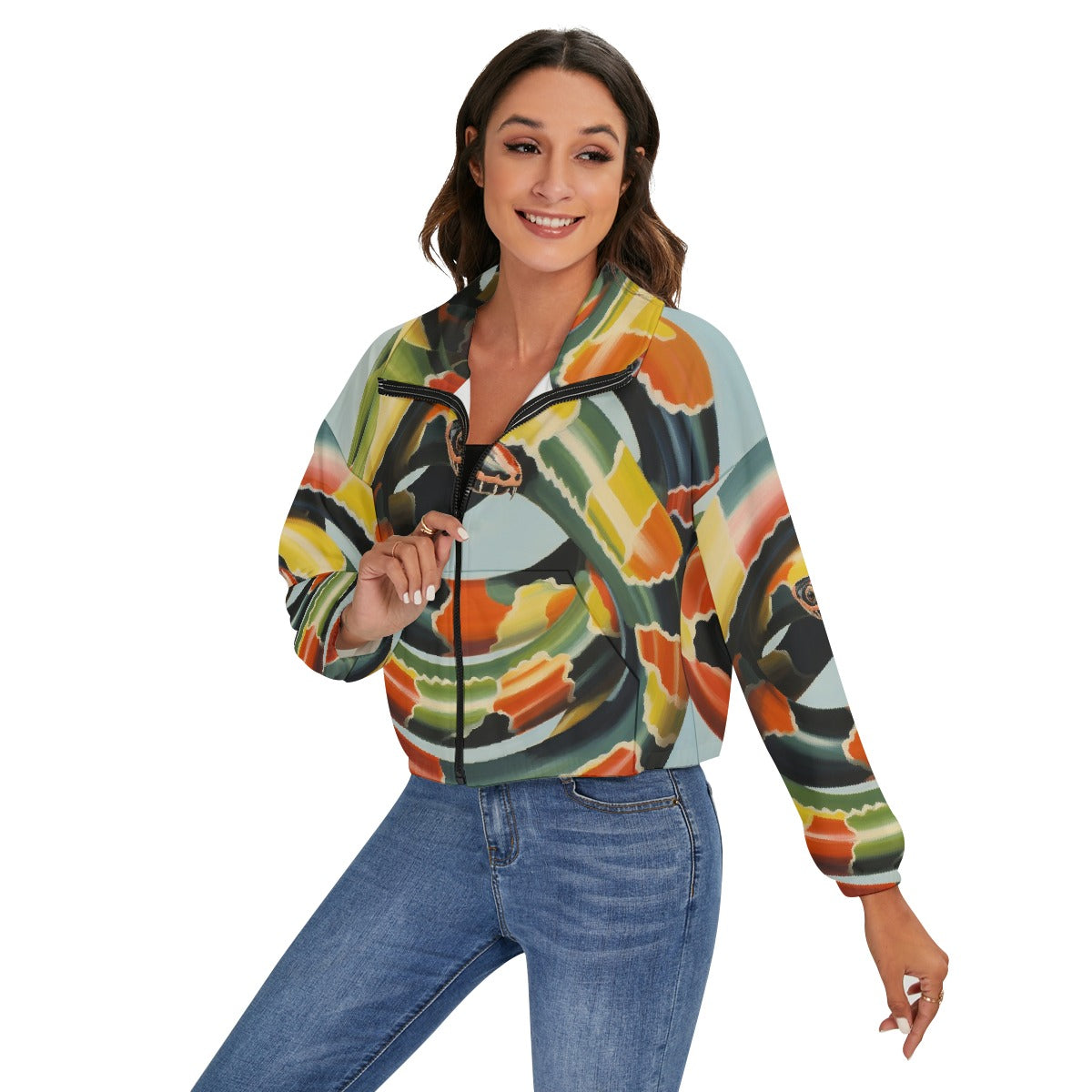 All-Over Print Women's Zip Jacket