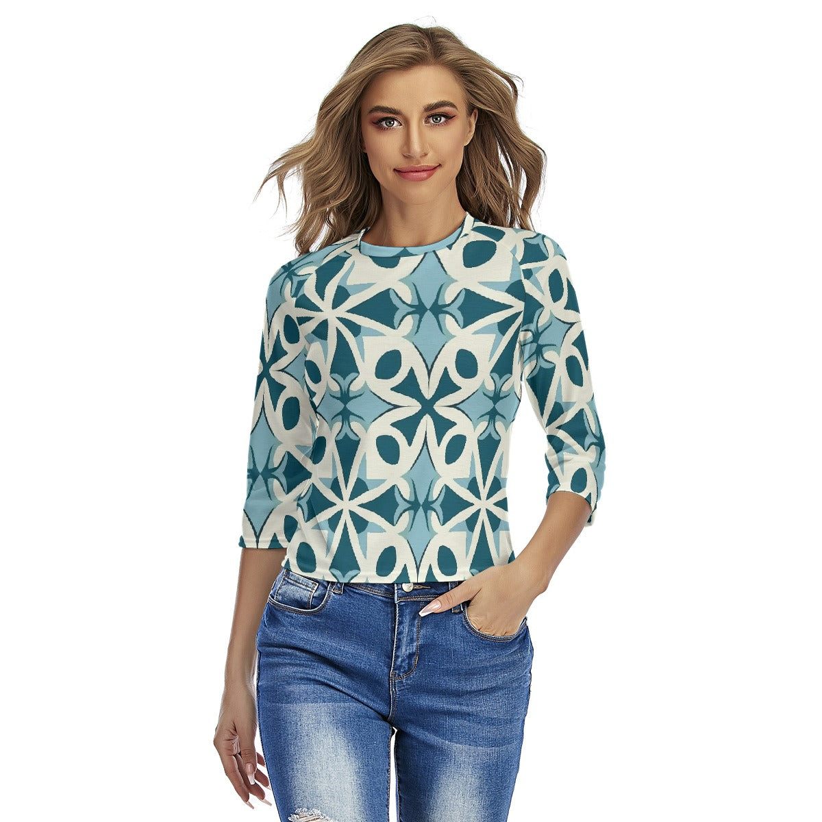 All-Over Print Women's Raglan Sleeves T-shirts