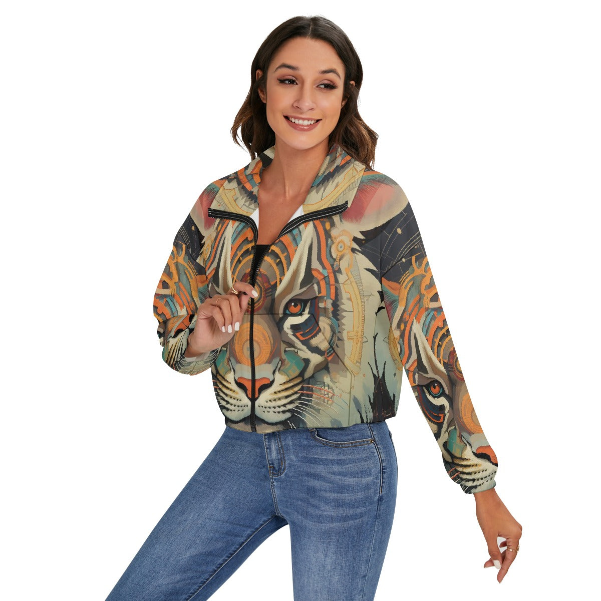 All-Over Print Women's Zip Jacket