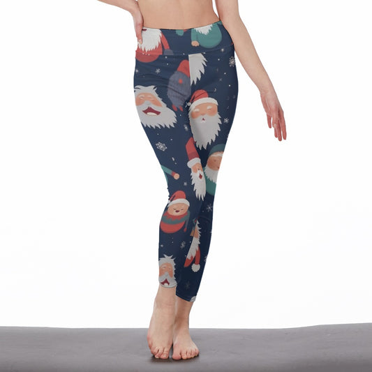 All-Over Print Women's High Waist Leggings | Side Stitch Closure