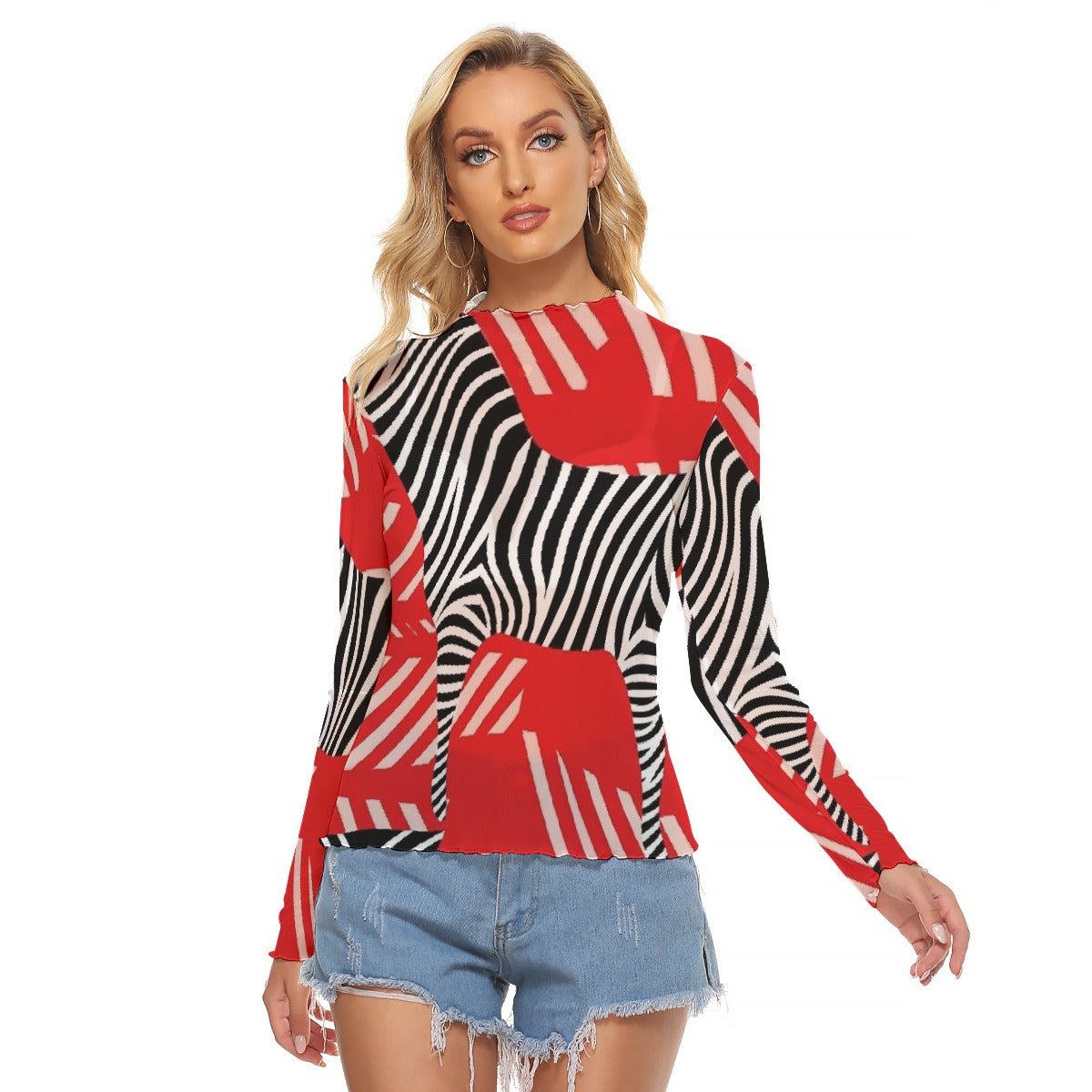 All-Over Print Women's Mesh T-shirt