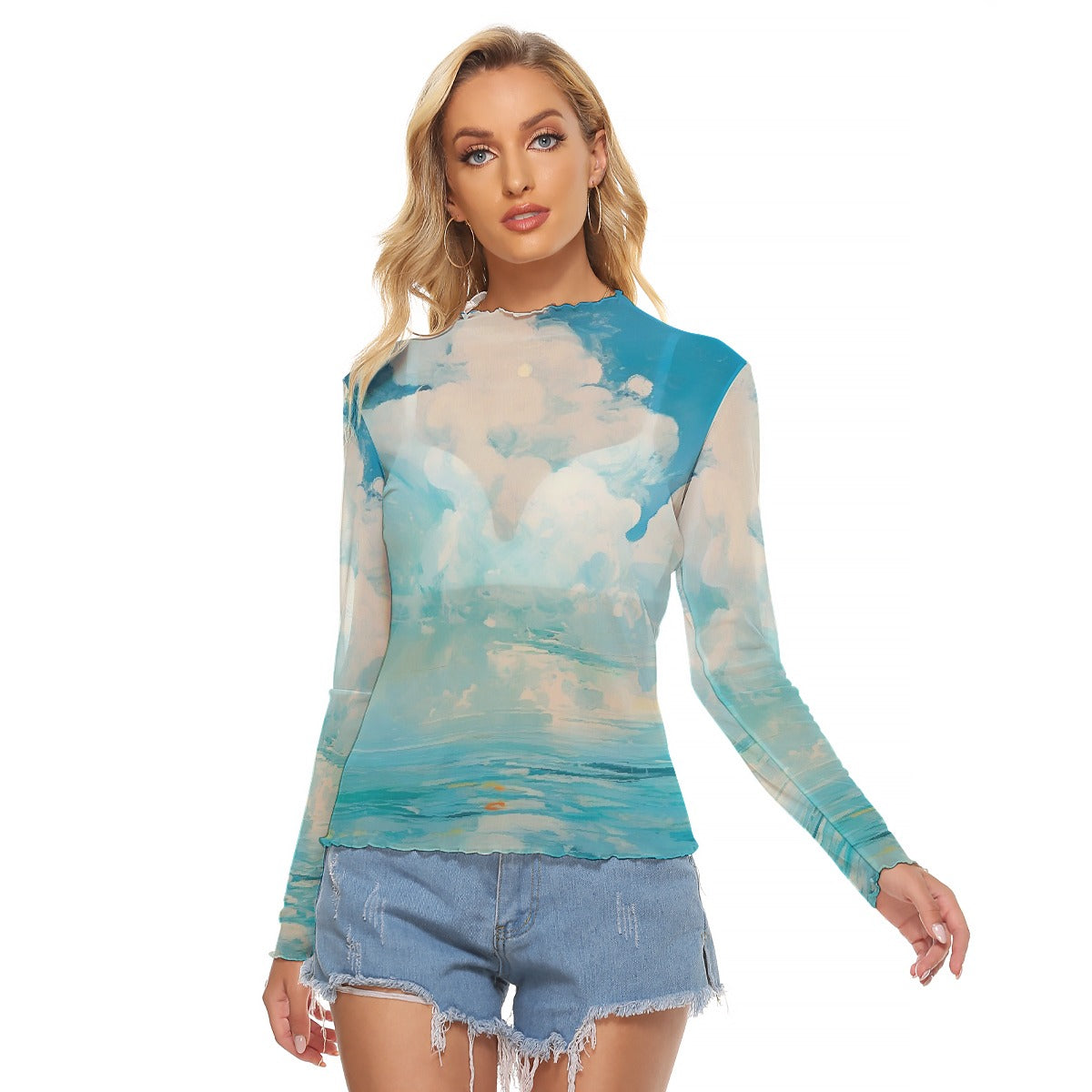 All-Over Print Women's Mesh T-shirt