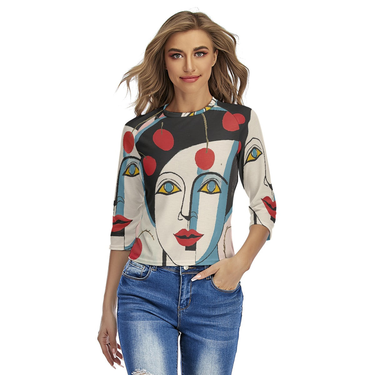 All-Over Print Women's Raglan Sleeves T-shirts