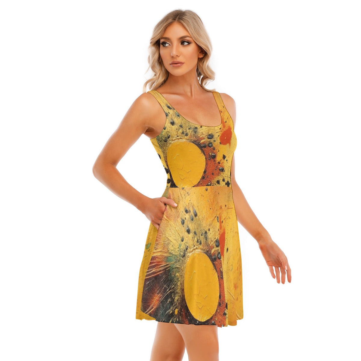 All-Over Print Women's Tank Vest Dress