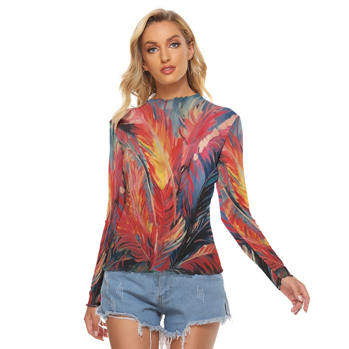 All-Over Print Women's Mesh T-shirt