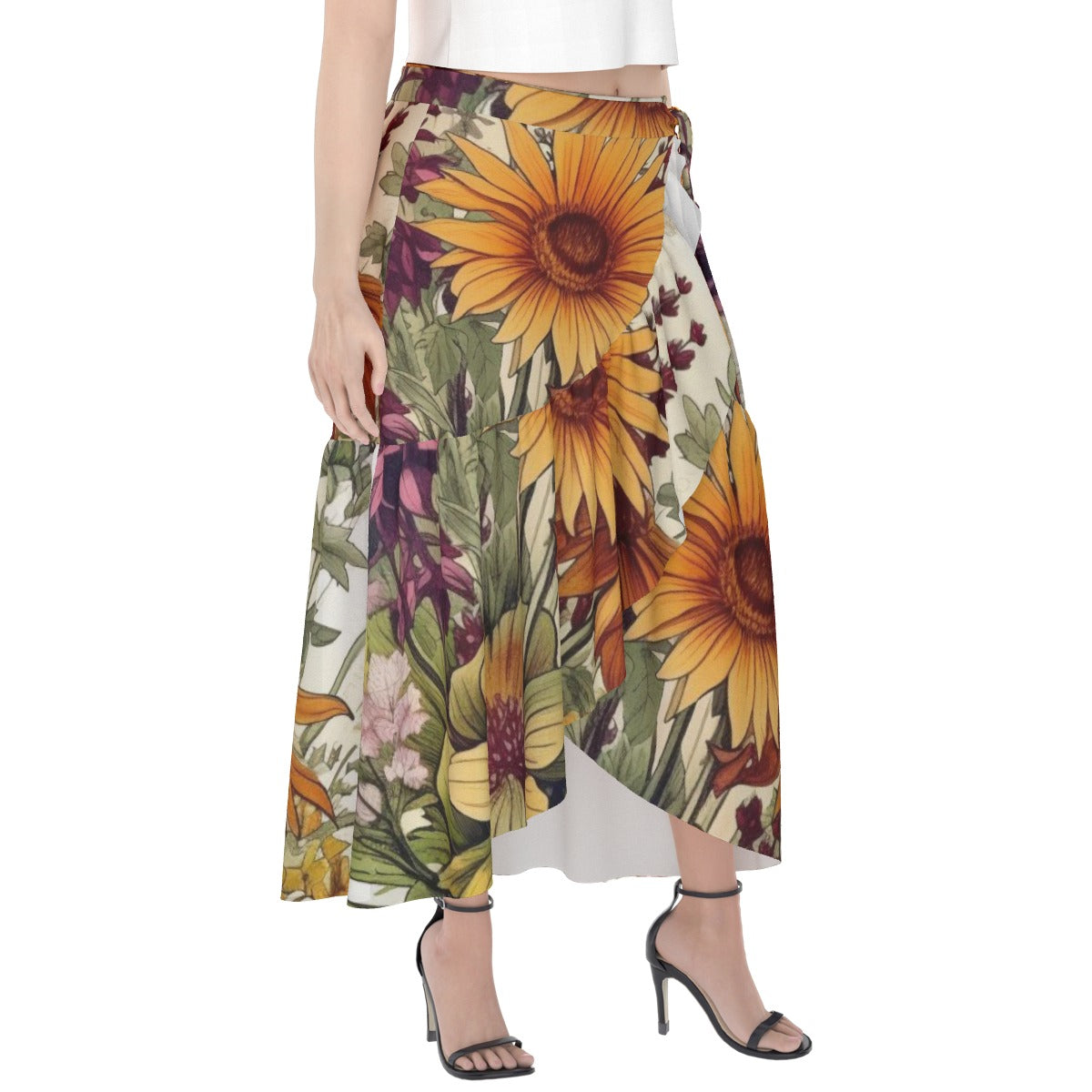 All-Over Print Women's Wrap Skirt