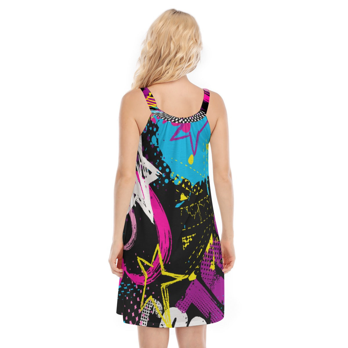 All-Over Print Women's Sleeveless Cami Dress