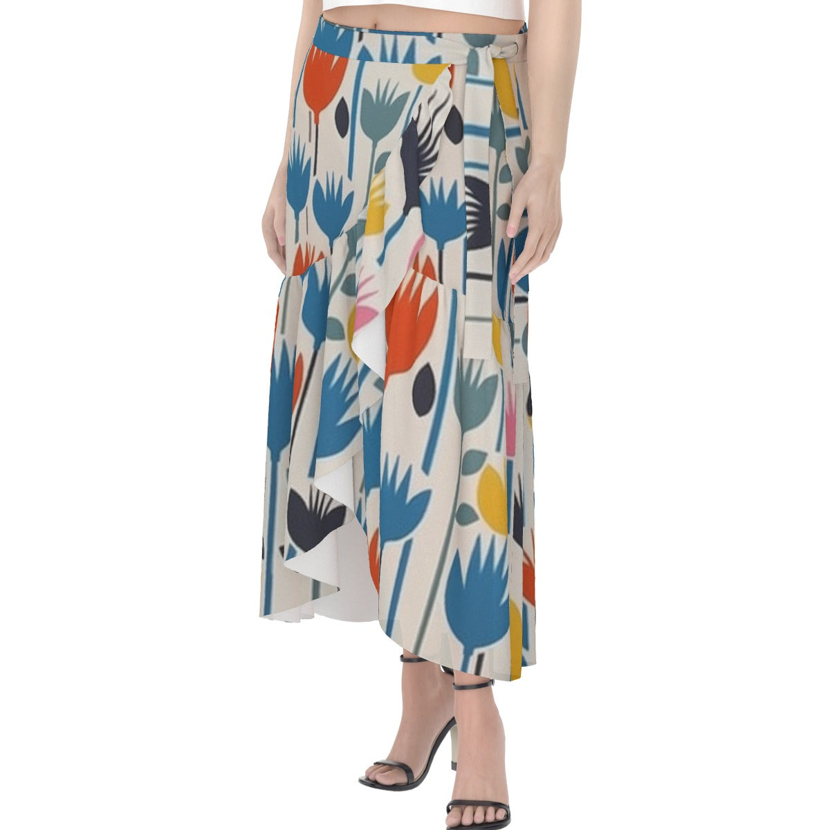 All-Over Print Women's Wrap Skirt